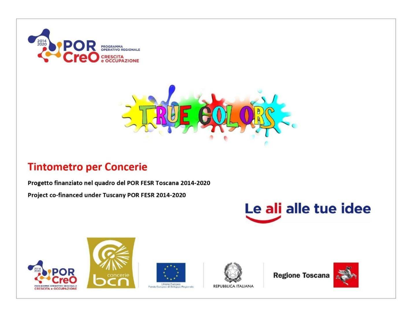 PROGETTO TRUE COLORS