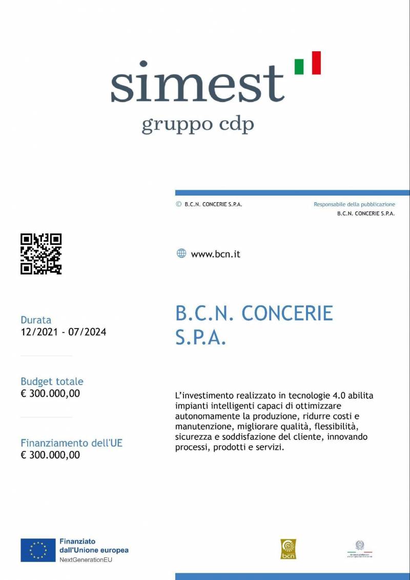 PROGETTO SIMEST TRANSIZIONE DIGITALE Op.ne n. 65902/TD/FP